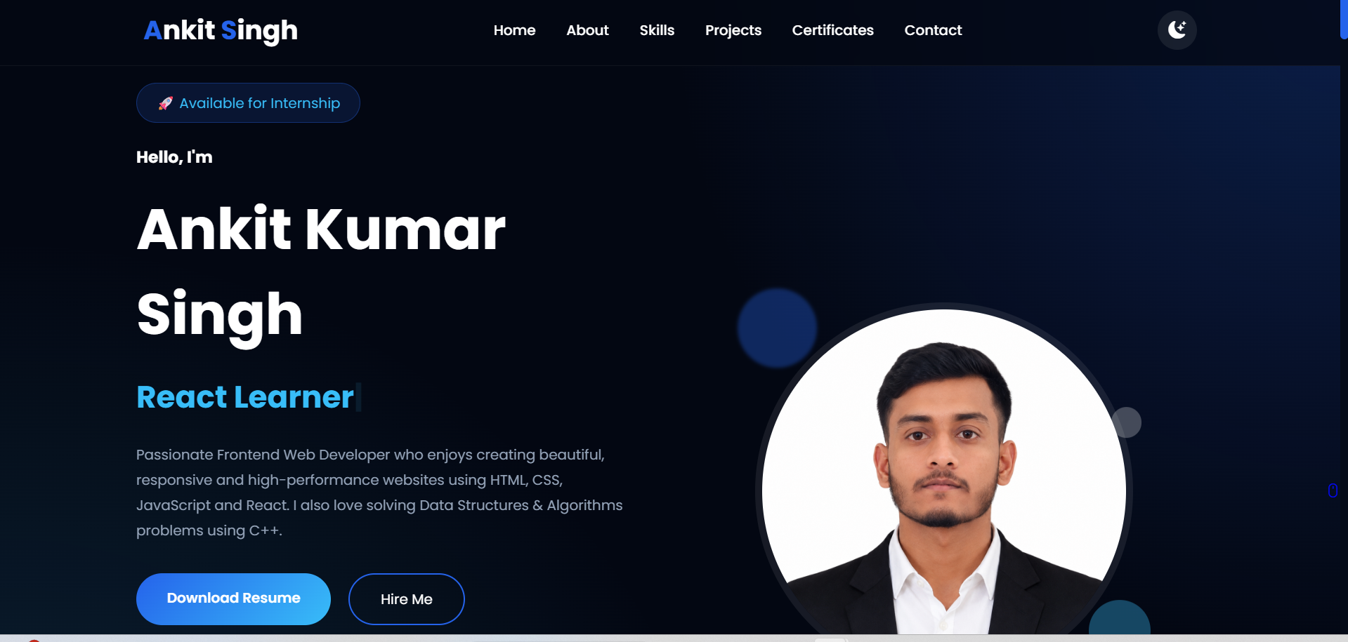 Portfolio Website